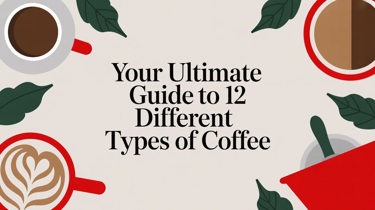 different types of coffee coffee guide