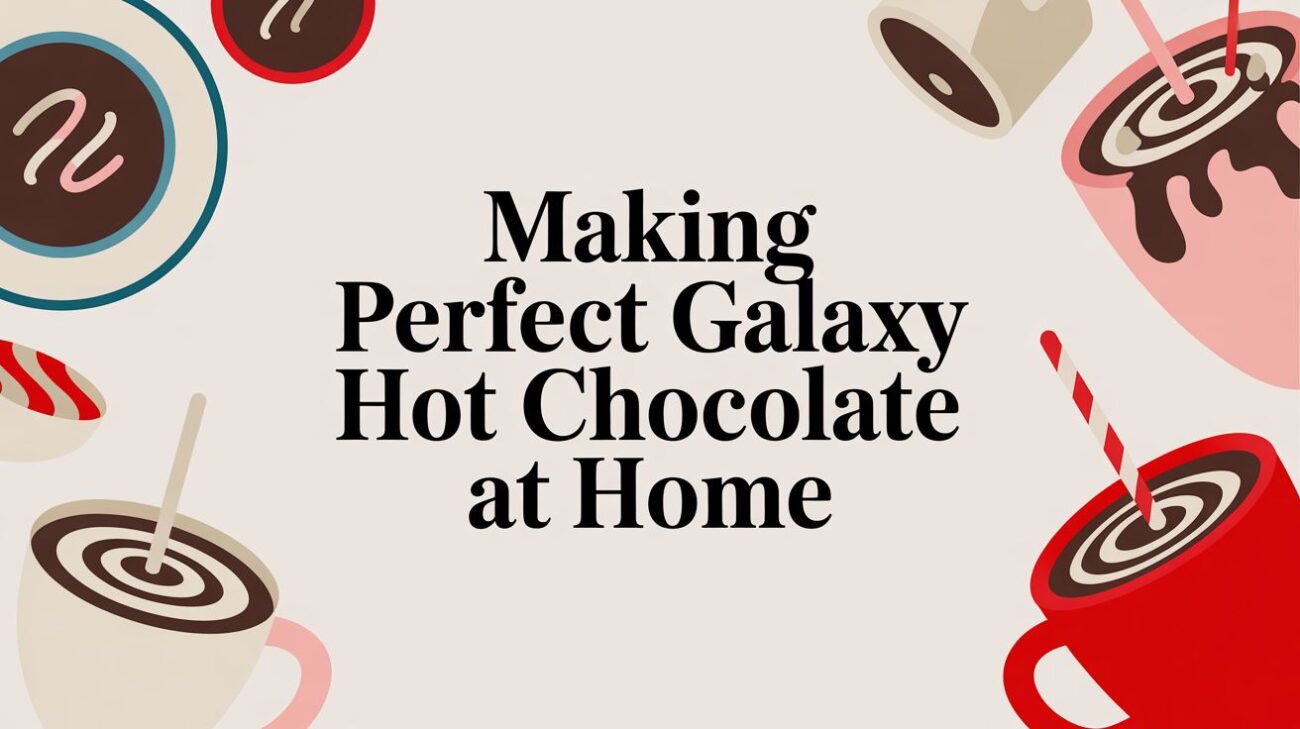 galaxy hot chocolate hot chocolate illustration 1