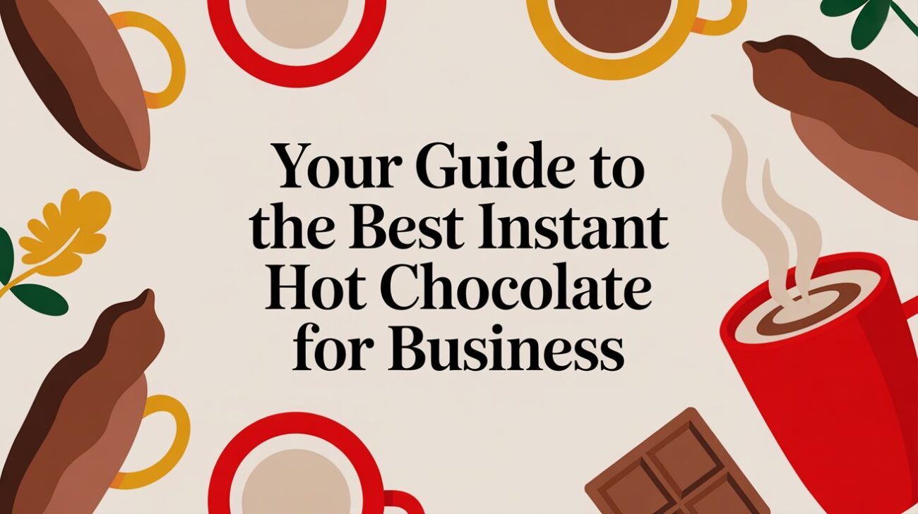instant hot chocolate hot chocolate banner