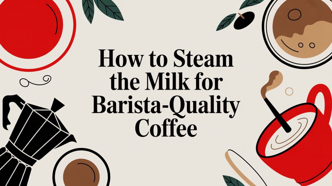 steam the milk coffee guide