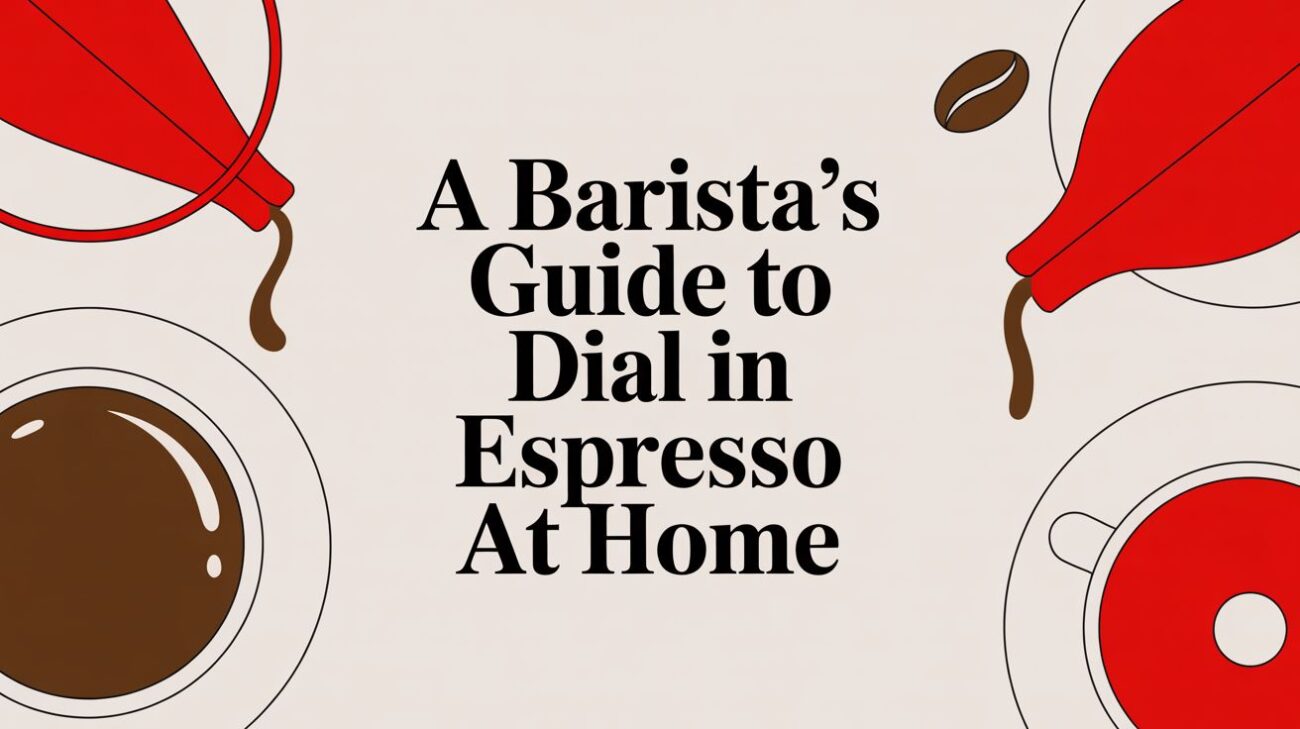 dial in espresso espresso illustration