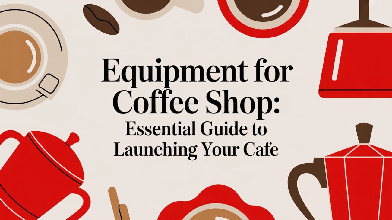 equipment for coffee shop coffee illustration