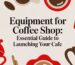 equipment for coffee shop coffee illustration