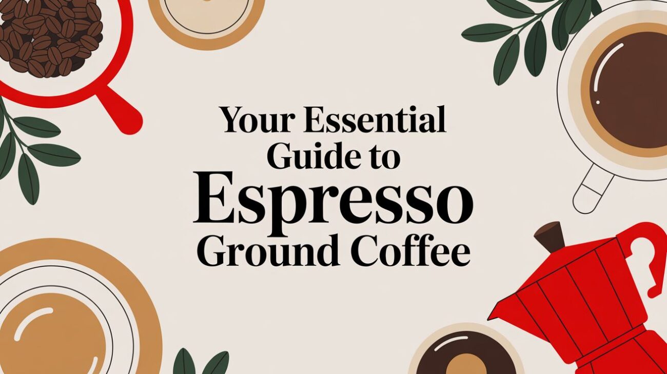 espresso ground coffee coffee illustration