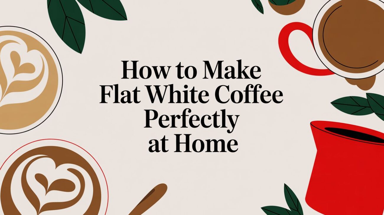 how to make flat white coffee coffee guide