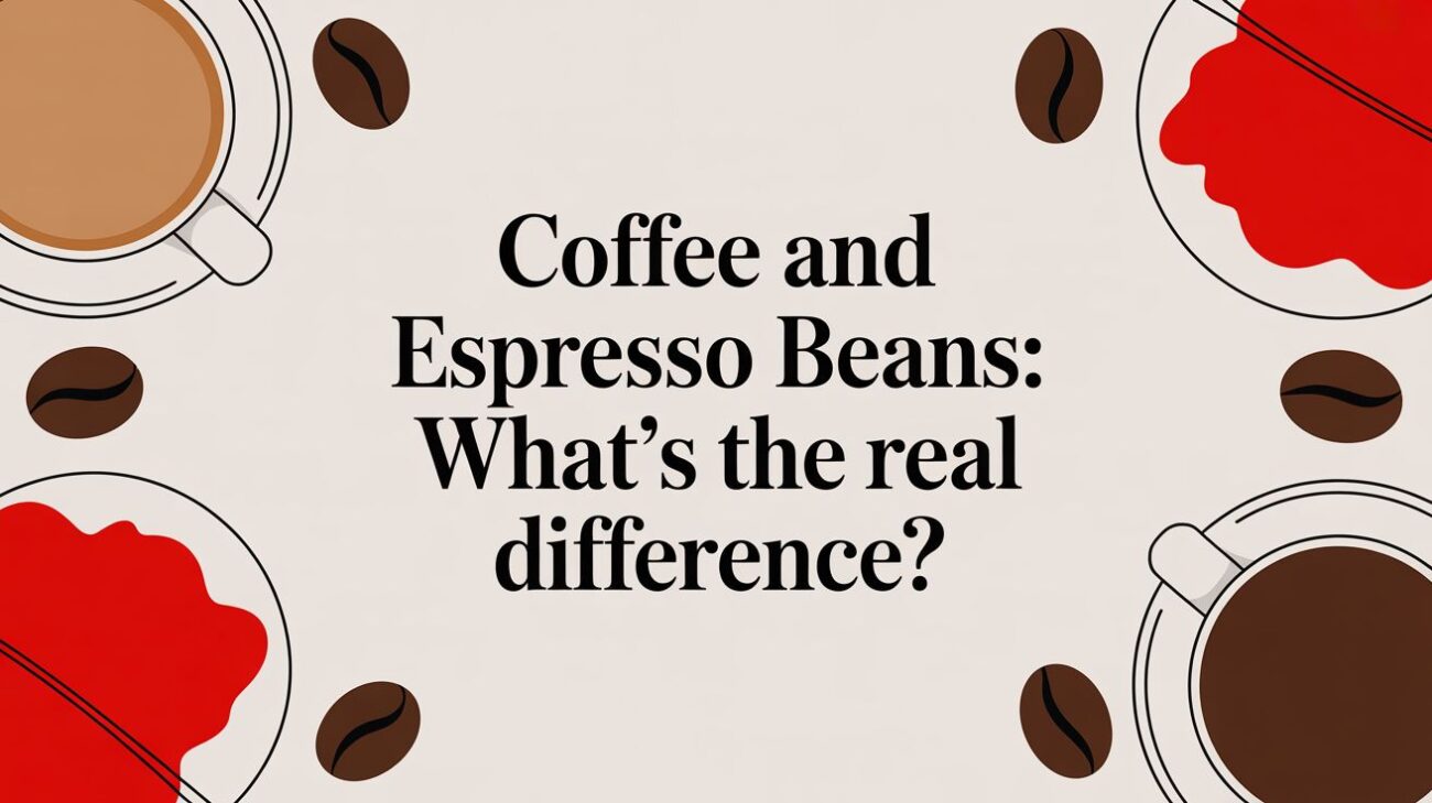 coffee and espresso beans coffee cups