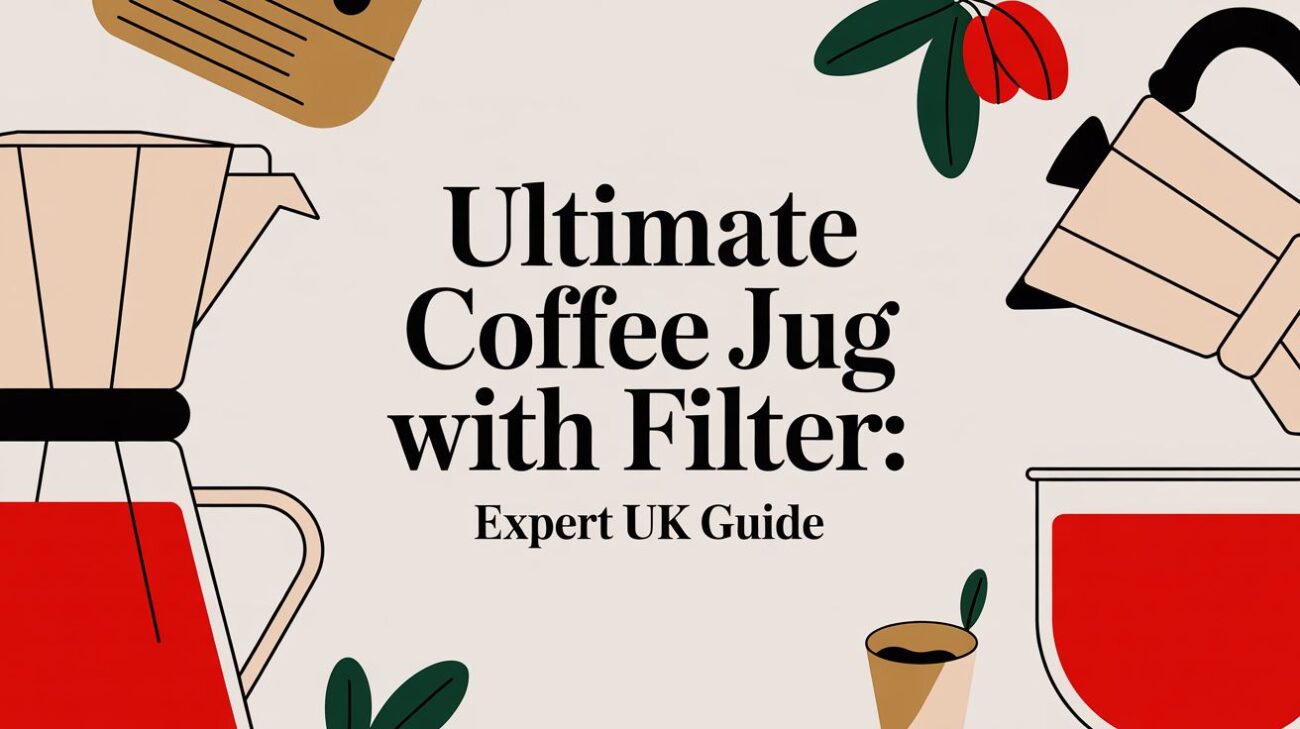 coffee jug with filter coffee illustration