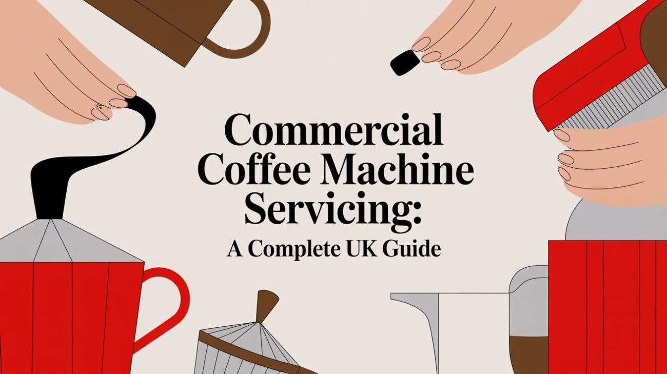 commercial coffee machine servicing coffee tools