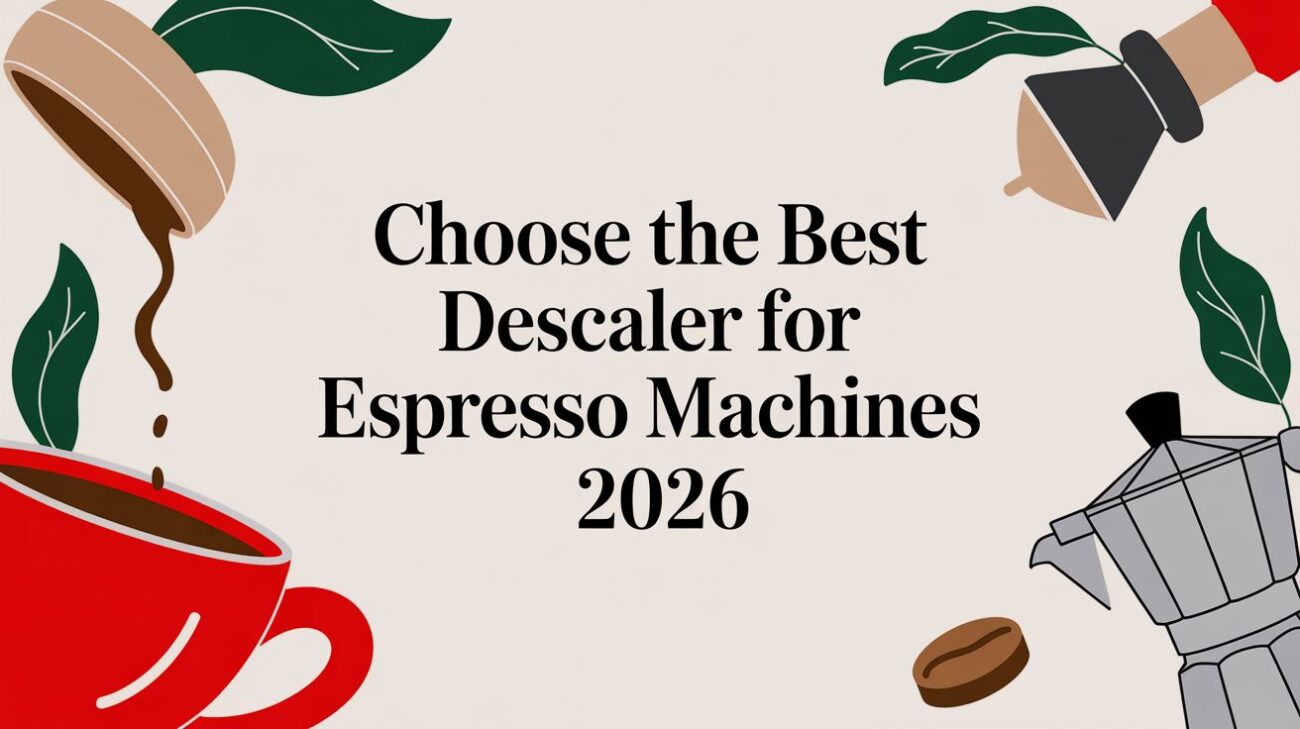 descaler for espresso machines coffee graphic