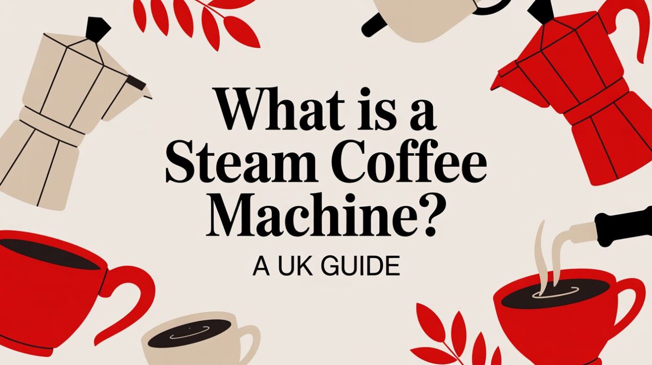 steam coffee machine coffee illustration