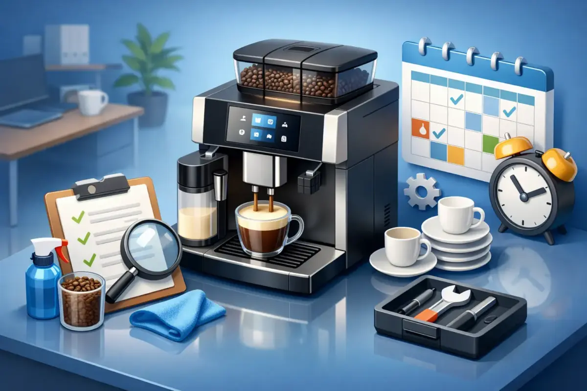 Bean to Cup Maintenance Schedule for Business