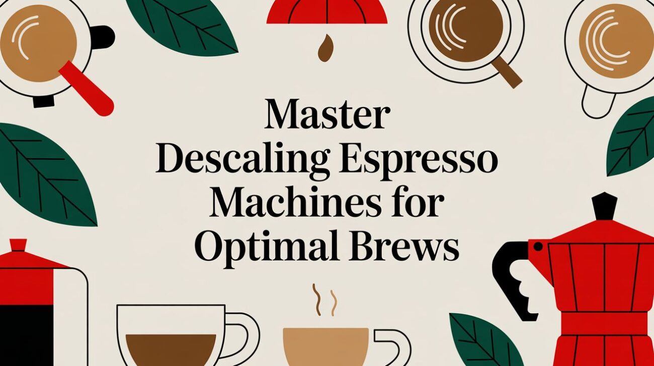descaling espresso machines coffee art