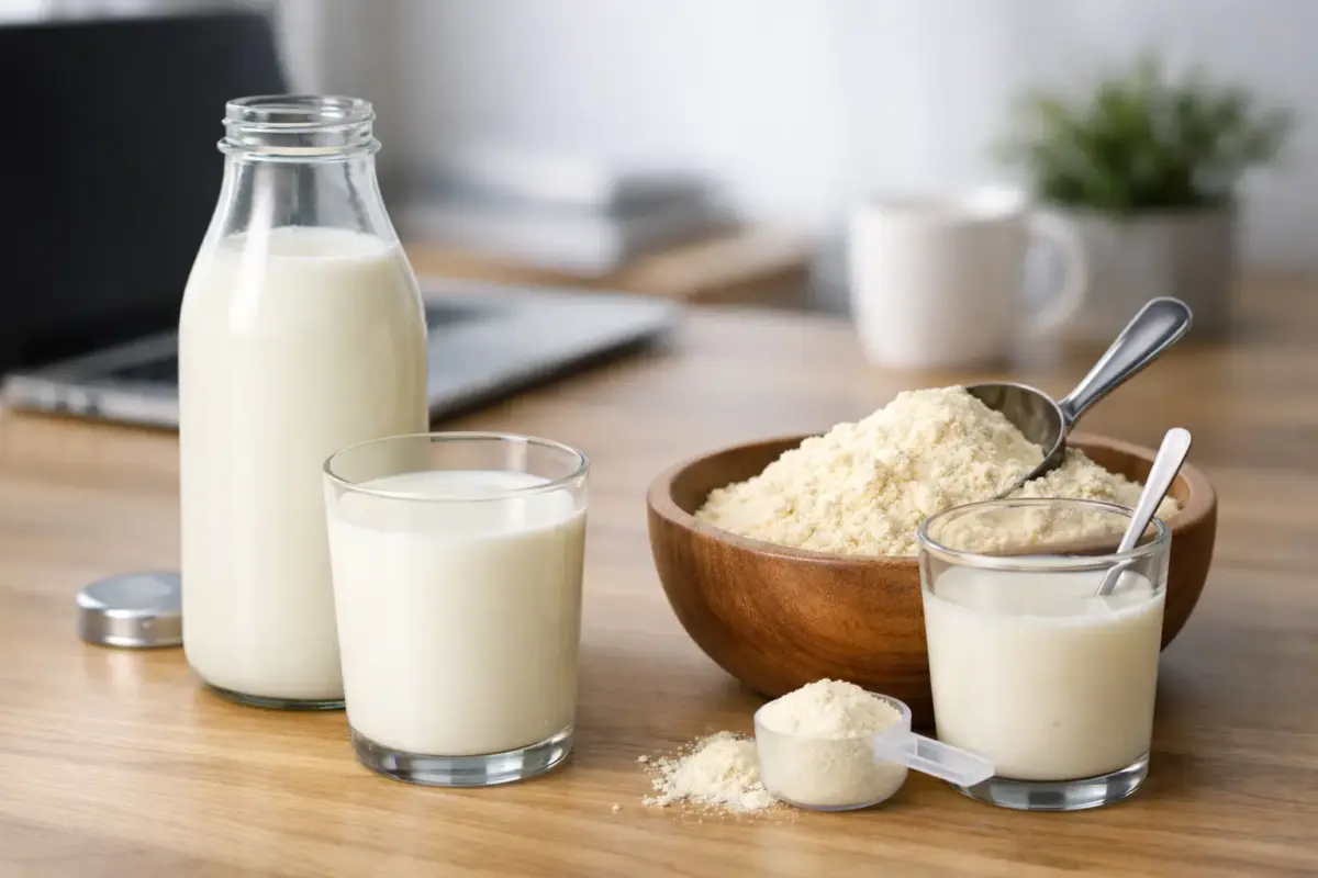 Fresh Milk Versus Powdered Milk at Work