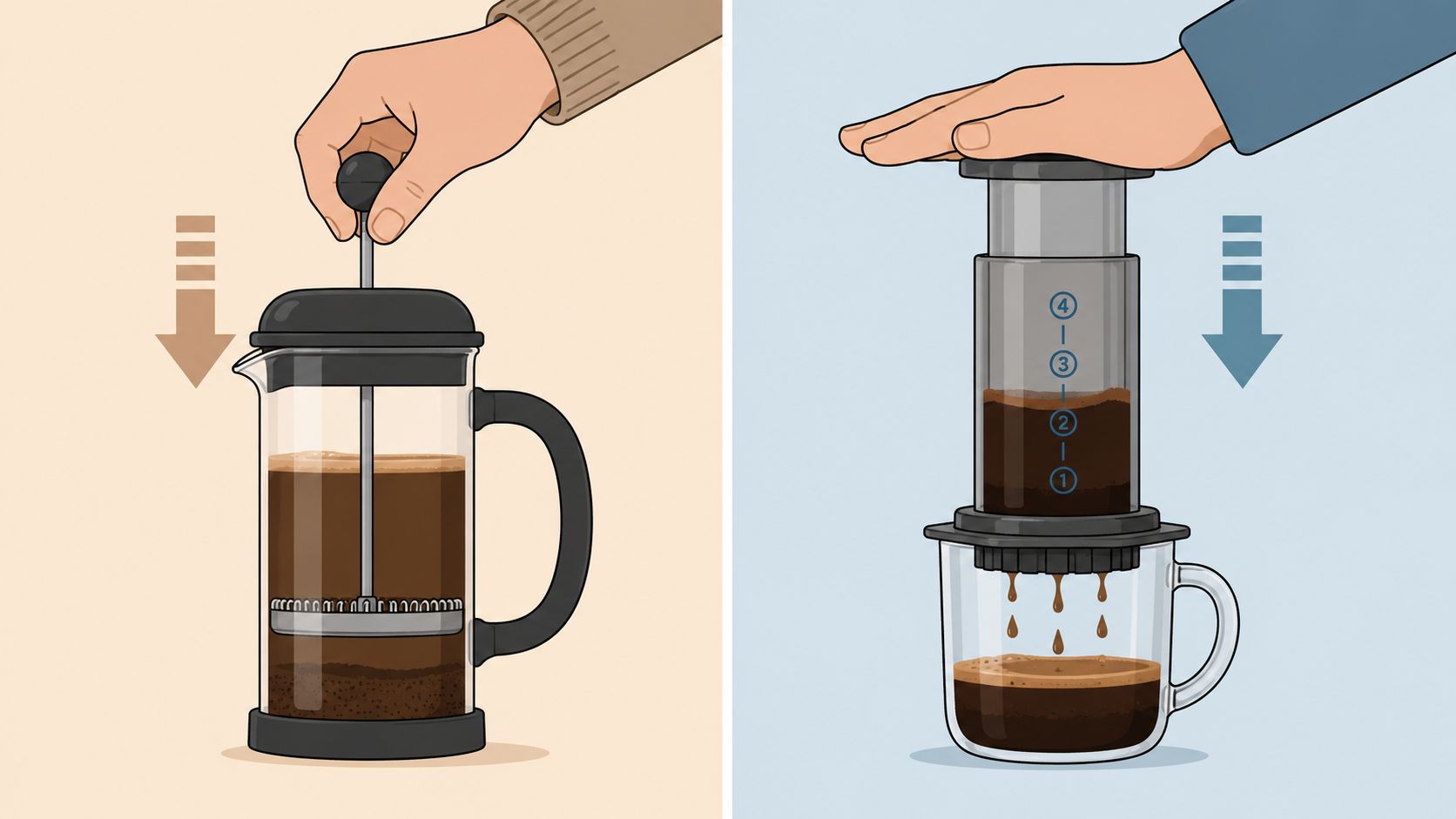The French Press and AeroPress Techniques