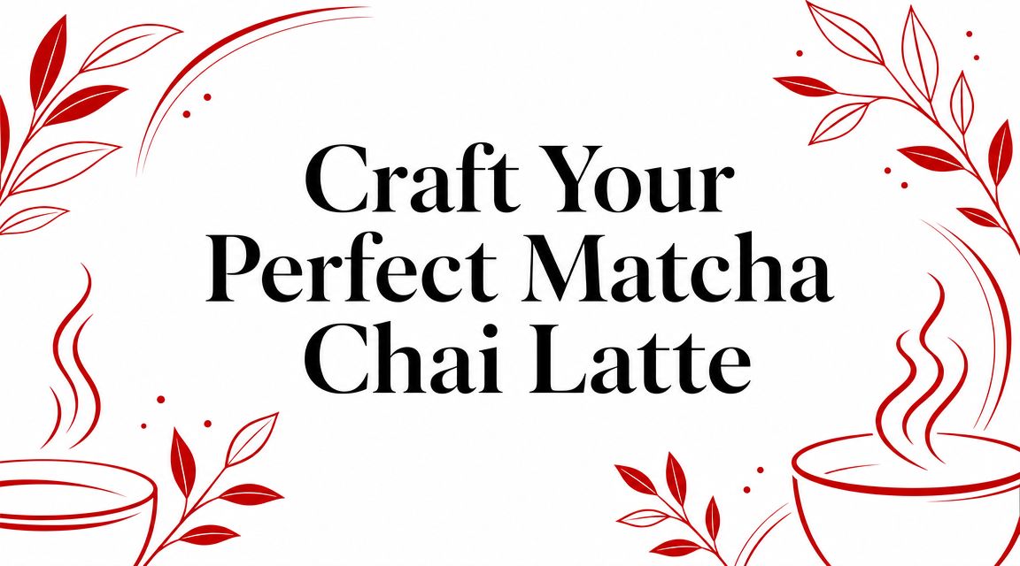 matcha chai latte latte art