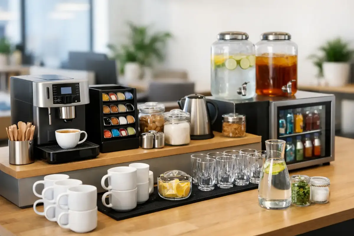 Office Drinks Station Setup That Works