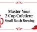 Guide to using a 2 cup cafetière.