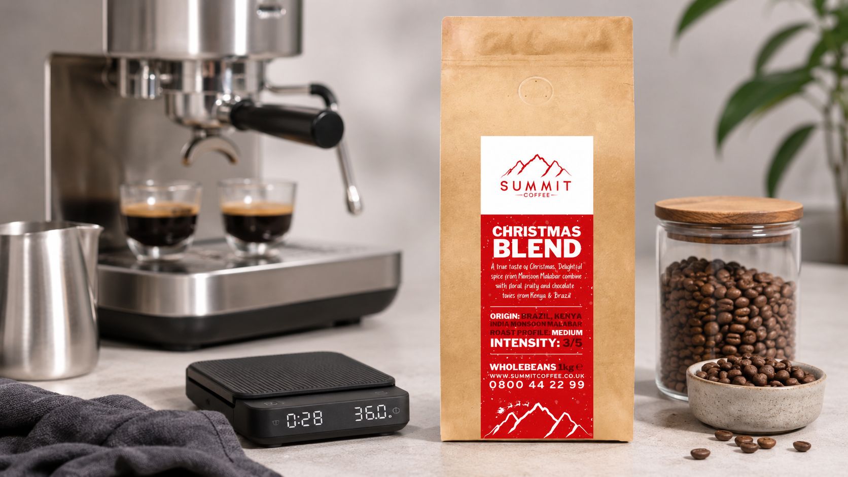 Summit Christmas Blend Coffee Beans (1kg)