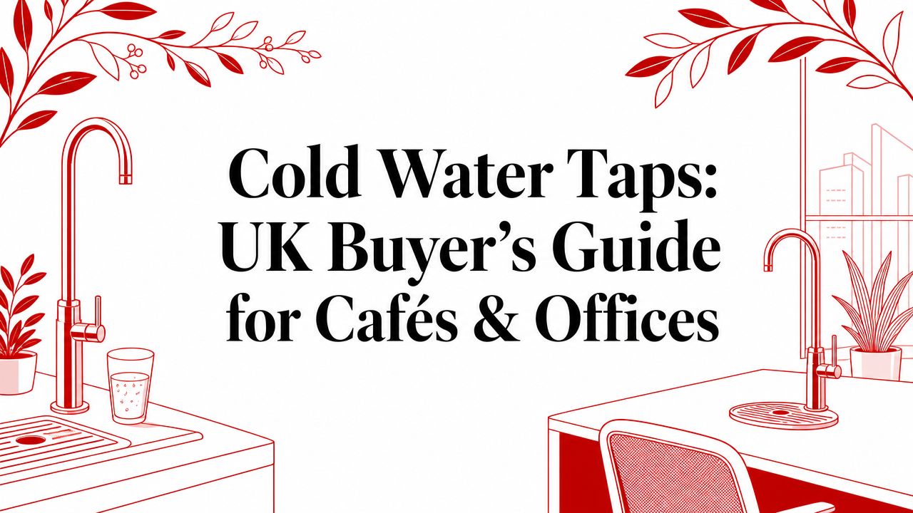 Guide to cold water taps for cafés and offices