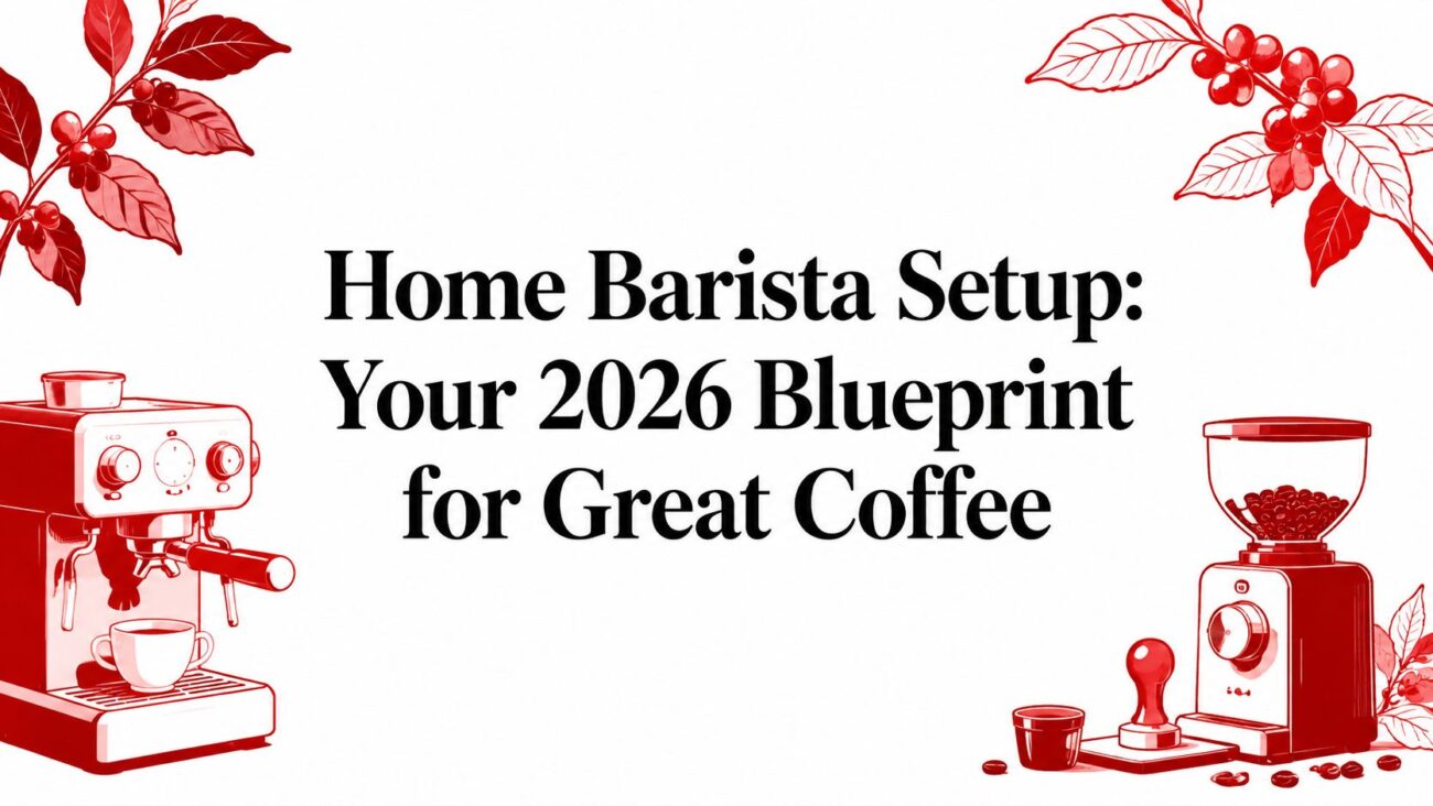 Guide to setting up a home barista station.