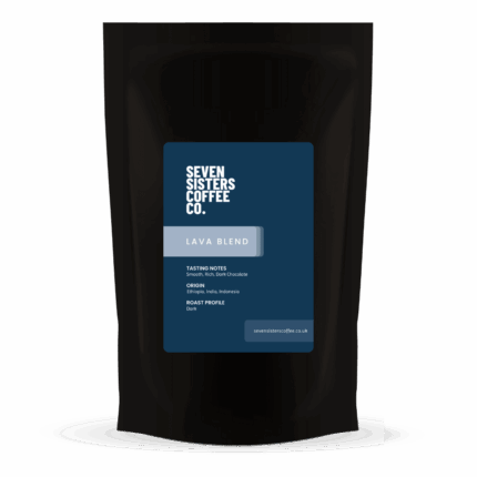 Seven Sisters Coffee Lava Blend pack design