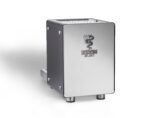 Bezzera coffee machine in stainless steel finish.