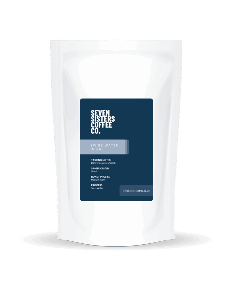 Seven Sisters Coffee Co. Swiss Water Decaf pack