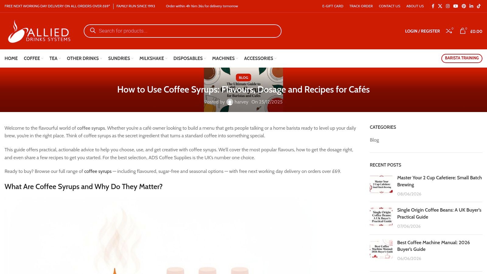 Screenshot from https://ads-coffee-supplies.co.uk/collections/coffee-syrups
