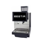 Bestir BM80 bean to cup coffee machine in silver, front view