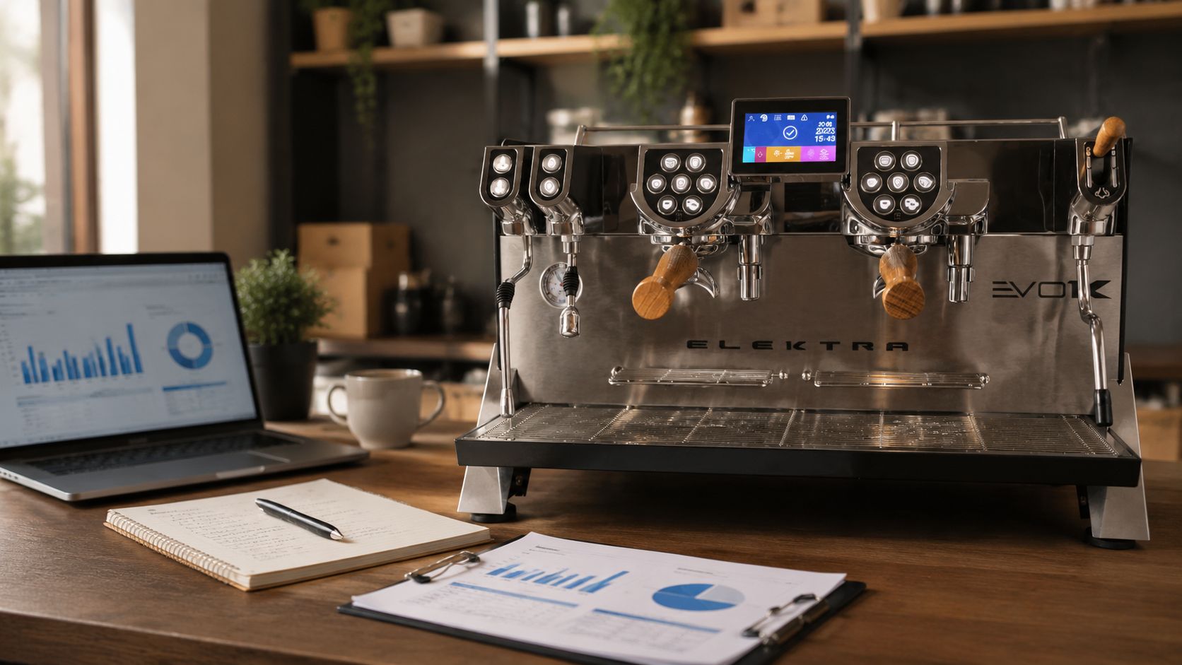 Elektra Evok 2 Group Traditional Coffee Machine