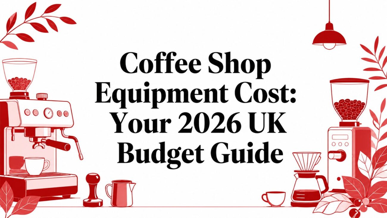 coffee shop equipment cost