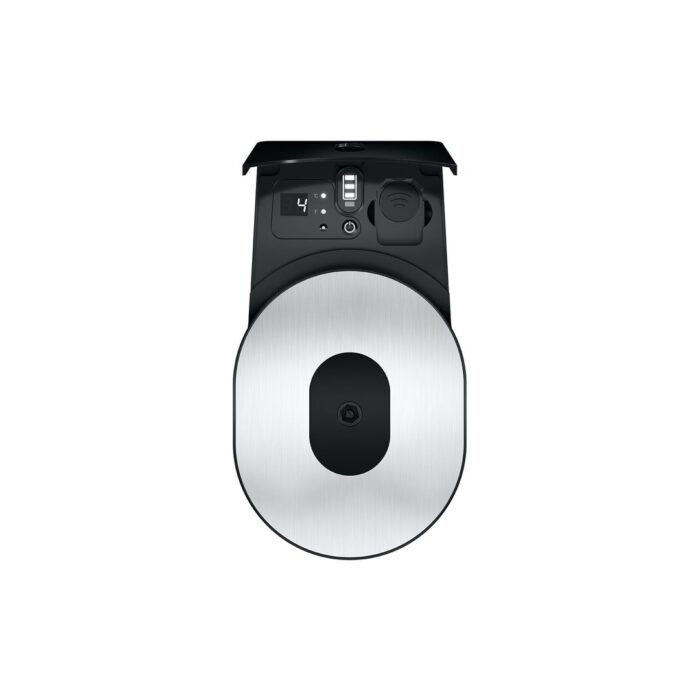 Top view of the JURA Cool Control 1L milk level display and controls