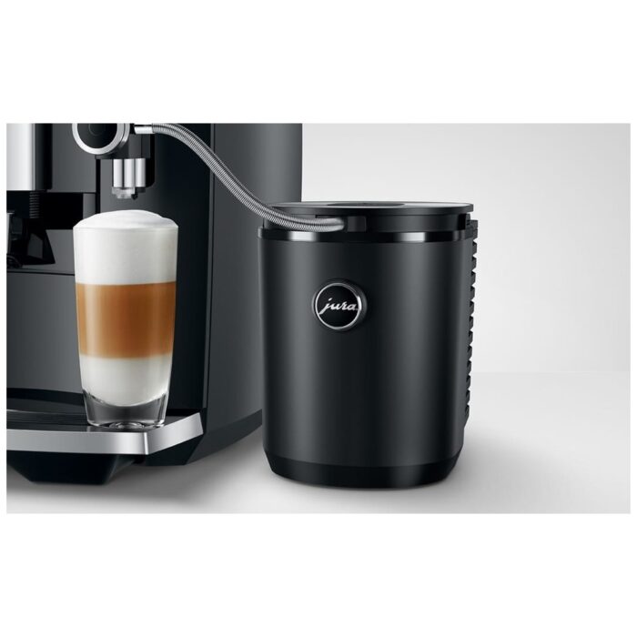 JURA Cool Control 1L connected to a JURA bean to cup coffee machine