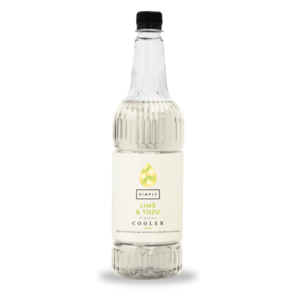 Simply Lime and Yuzu flavour cooler bottle