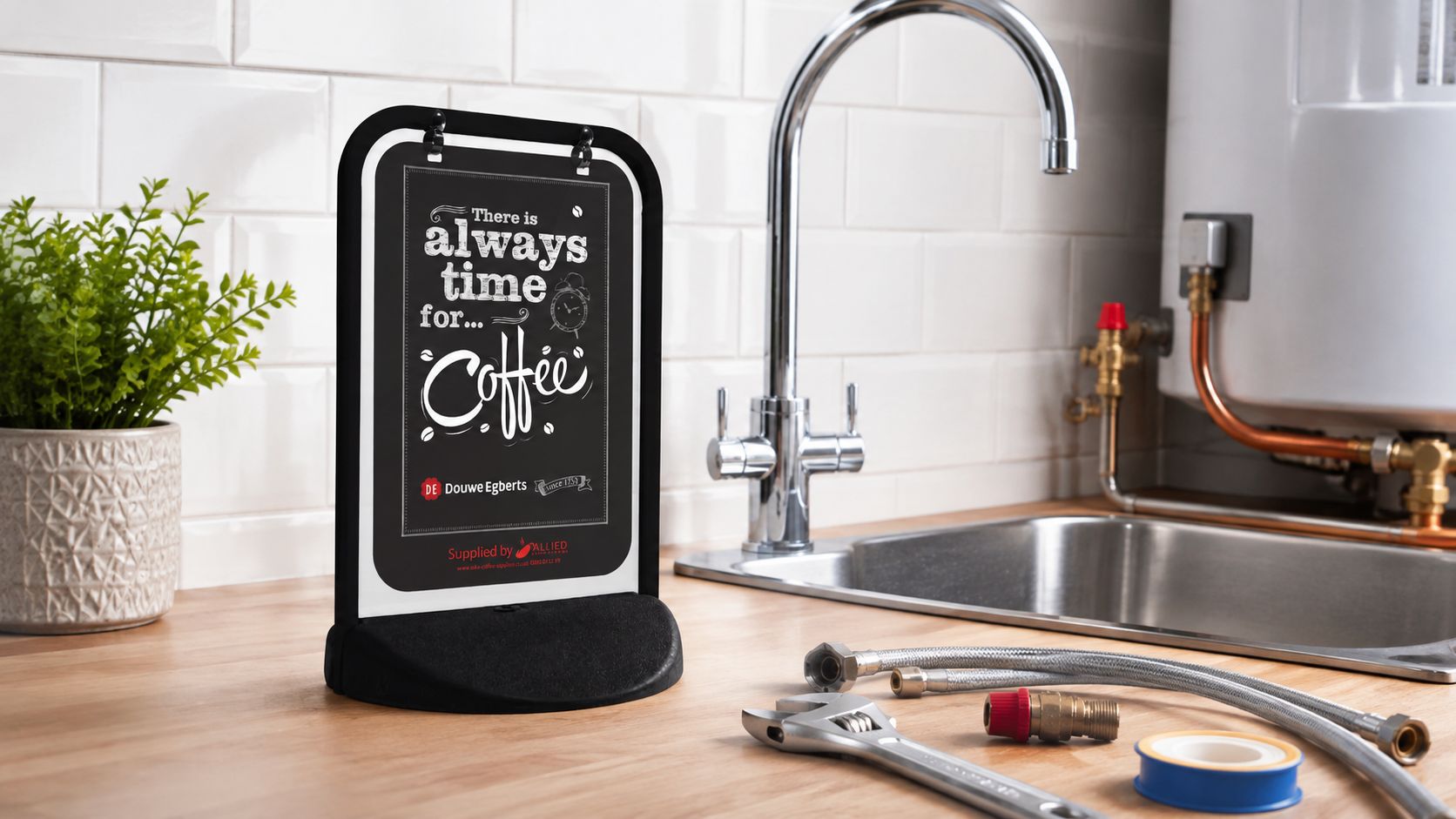 Douwe Egberts Eco Pavement Stand