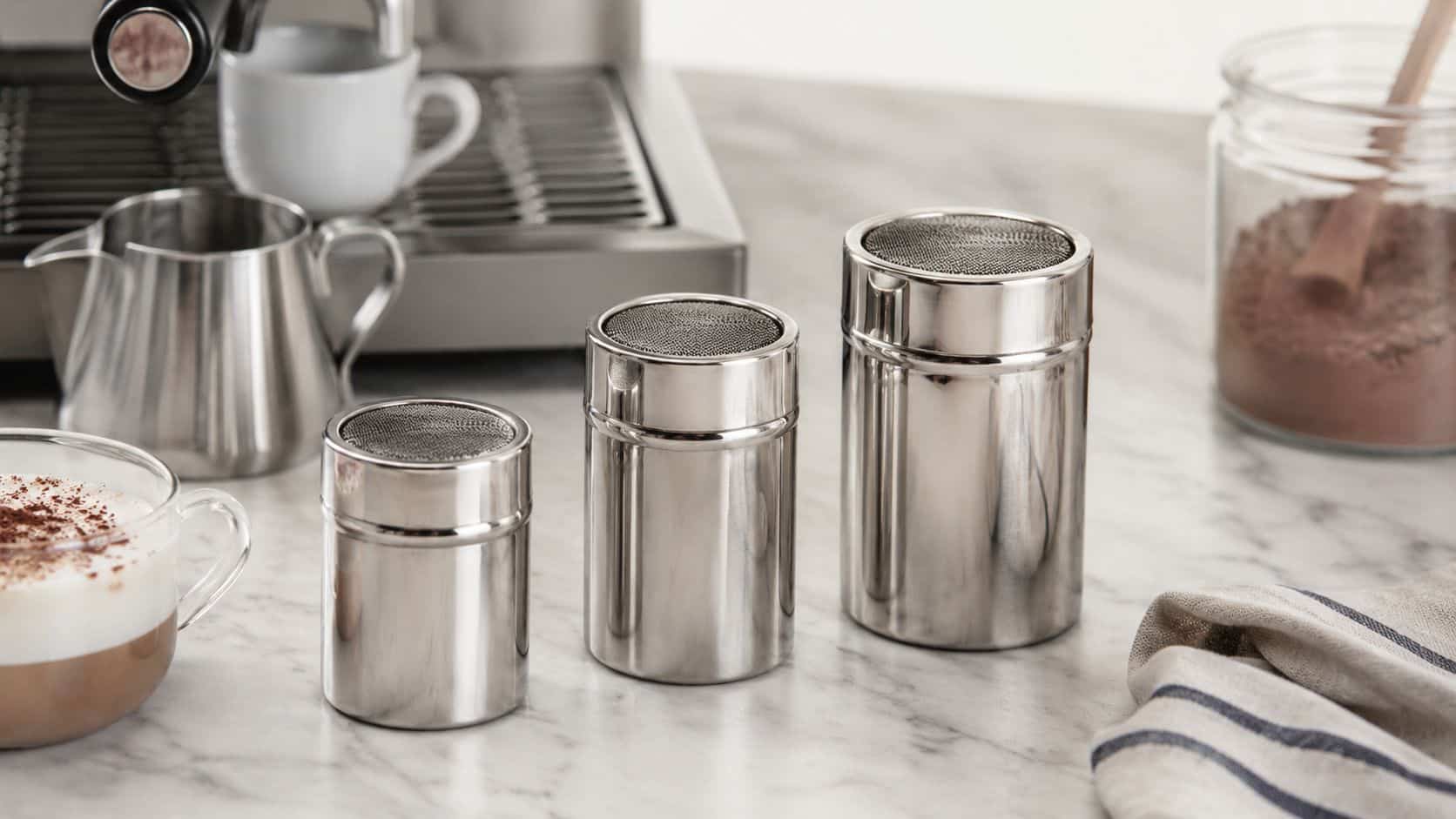 Genware Stainless Steel Shakers (Multiple Sizes)