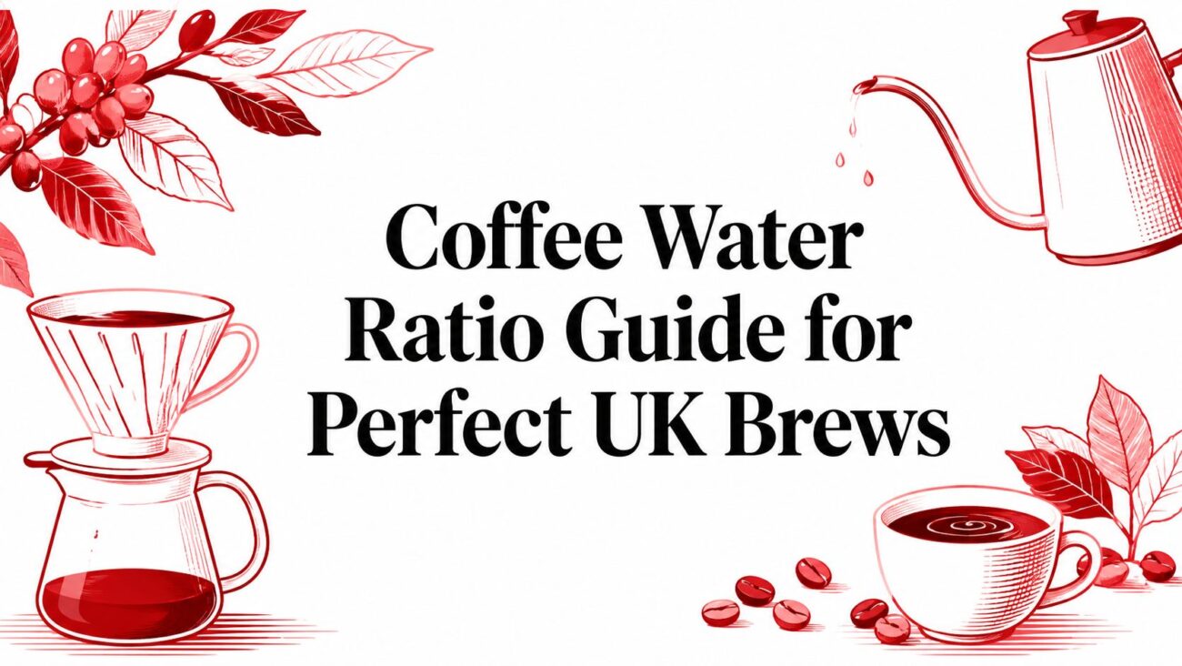coffee water ratio