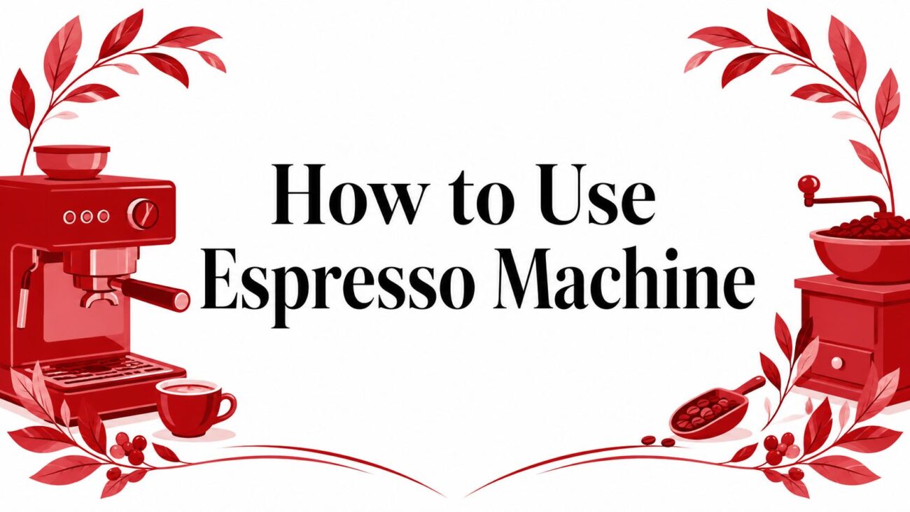 how to use espresso machine