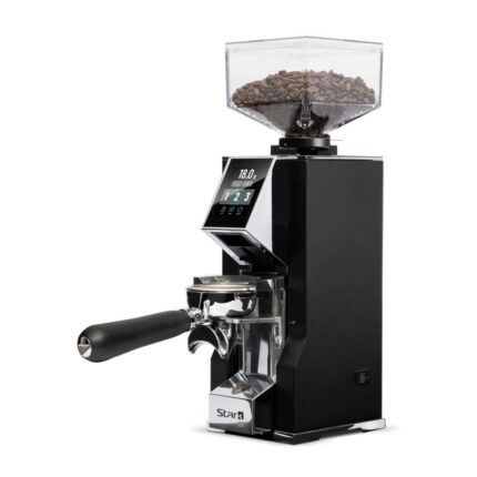 Eureka Oro Mignon Stark W 65 coffee grinder in black
