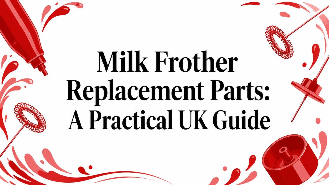 milk frother replacement parts
