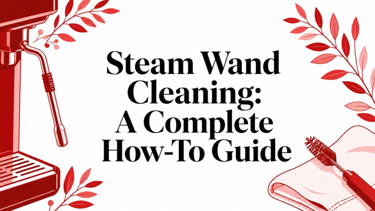 steam wand cleaning