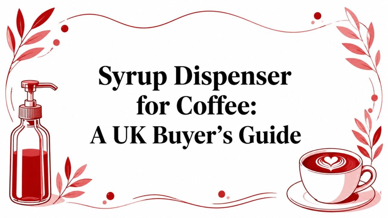 syrup dispenser for coffee