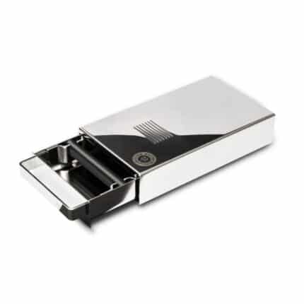 Eureka Mignon stainless steel under grinder knock drawer with handle