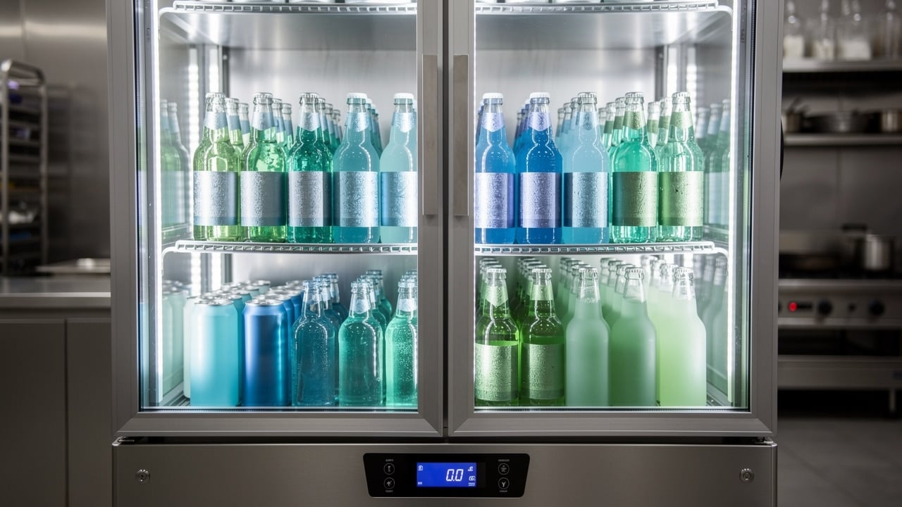 Commercial multi-selection beverage dispenser with various chilled options