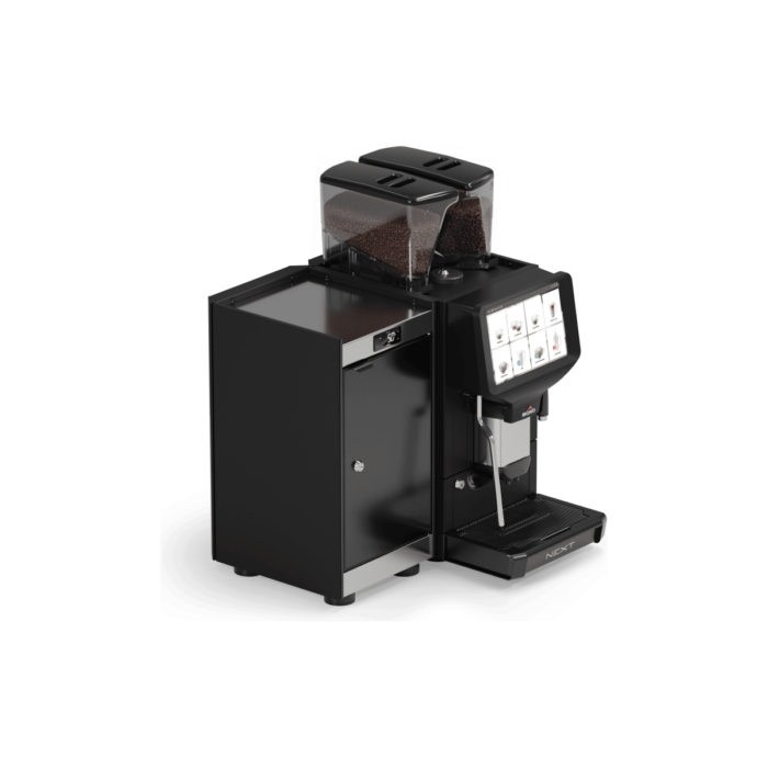 Egro Next NMS+ Bean to Cup Coffee Machine angled view from the right