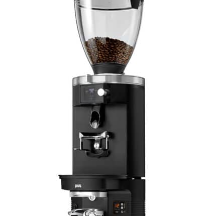 Puqpress M5 Automatic Tamper for Mahlkönig E80 Grinders in black