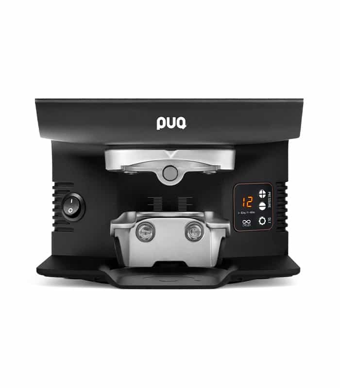 Puqpress M6 Automatic Tamper for Victoria Arduino Mythos MY75 / MY85 Grinders in black