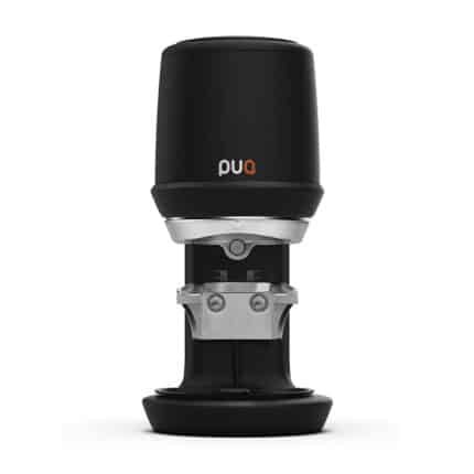 Puqpress Pro Automatic Precision Coffee Tamper in black