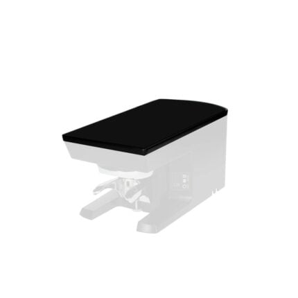 Puqpress Uniplate in black fitted to an M-series tamper