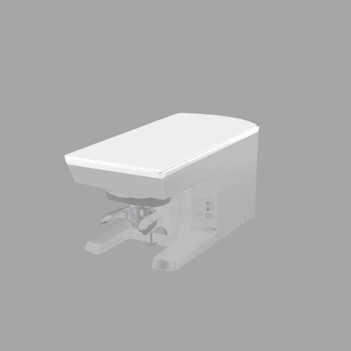 Puqpress Uniplate in white fitted to an M-series tamper